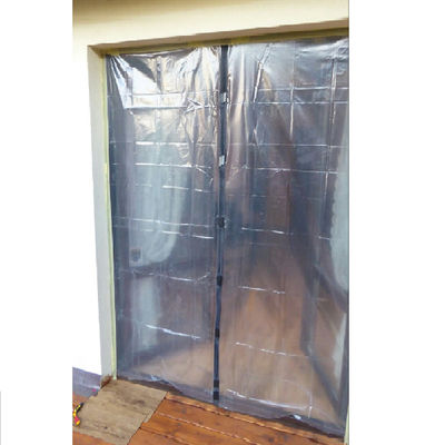 Double Garage Screen Door Magnetic Middle Customized Mosquito Net  Door